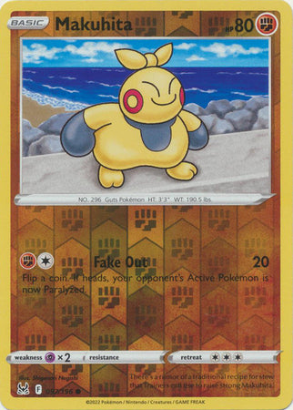 Karta Pokémon - Lost Origin - 097/196 - Makuhita (Reverse Holo)