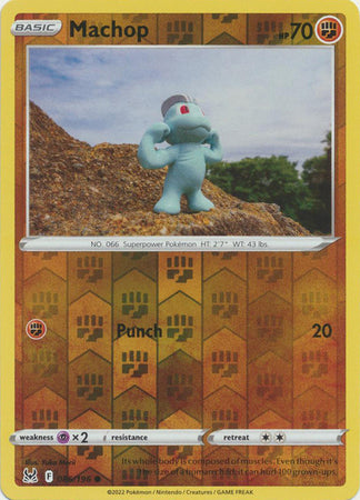 Karta Pokémon - Lost Origin - 086/196 - Machop (Reverse Holo)