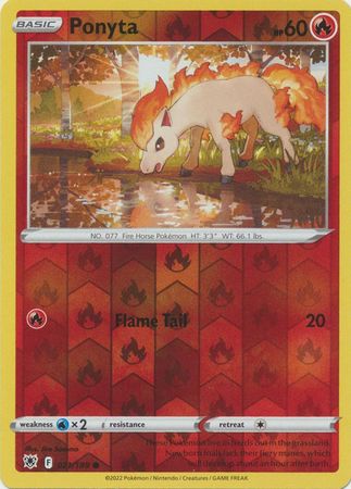 Karta Pokémon - Astral Radiance - 021/189 - Ponyta (Reverse Holo)
