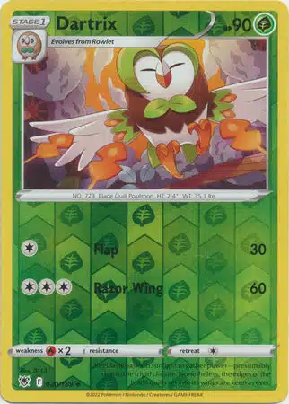 Karta Pokémon - Astral Radiance - 020/189 - Dartrix (Reverse Holo)