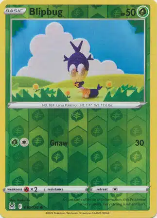 Karta Pokémon - Lost Origin - 018/196 - Blipbug (Reverse Holo)