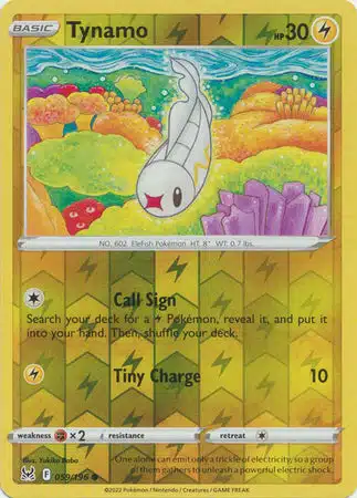 Karta Pokémon - Lost Origin - 059/196 - Tynamo (Reverse Holo)