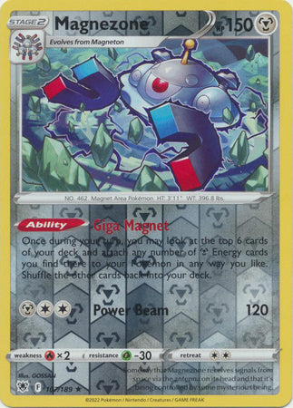 Karta Pokémon - Astral Radiance - 107/189 - Magnezone (Reverse Holo)