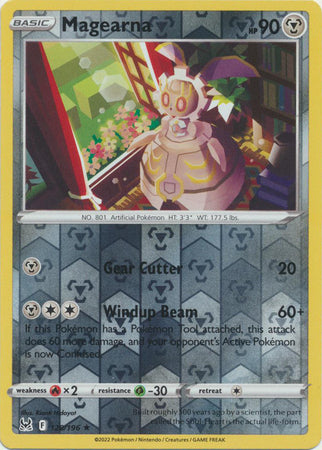 Karta Pokémon - Lost Origin - 128/196 - Magearna (Reverse Holo)