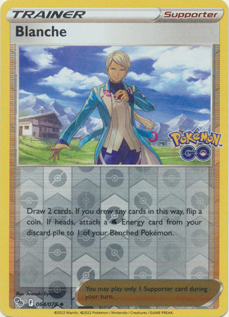Karta Pokémon - Pokémon GO - 064/078 - Blanche (Reverse Holo)