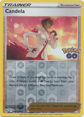 Karta Pokémon - Pokémon GO - 065/078 - Candela (Reverse Holo)