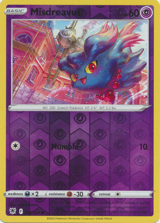 Karta Pokémon - Astral Radiance - 058/189 - Misdreavus (Reverse Holo)