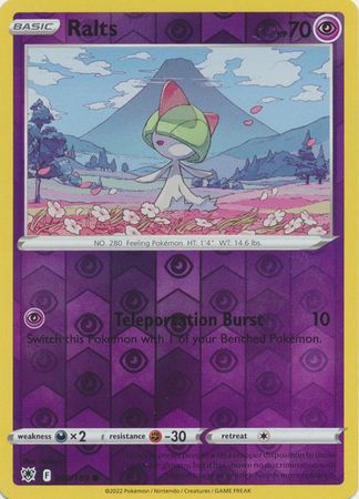 Karta Pokémon - Astral Radiance - 060/189 - Ralts (Reverse Holo)