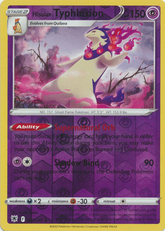 Karta Pokémon - Astral Radiance - 052/189 - Hisuian Typhlosion (Reverse Holo)