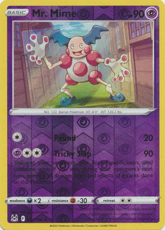 Karta Pokémon - Lost Origin - 067/196 - Mr. Mime (Reverse Holo)