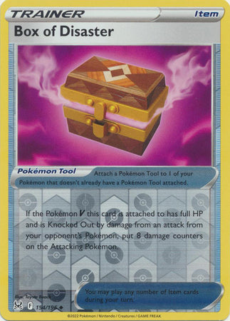 Karta Pokémon - Lost Origin - 154/196 - Box of Disaster (Reverse Holo)