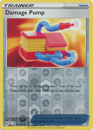 Karta Pokémon - Lost Origin - 156/196 - Damage Pump (Reverse Holo)
