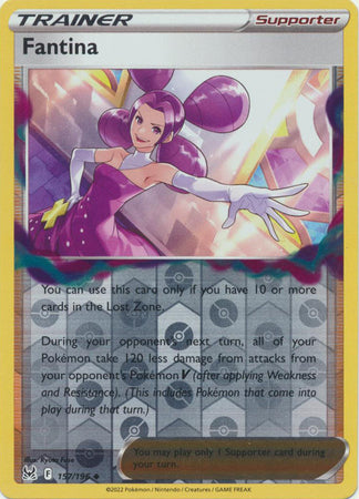 Karta Pokémon - Lost Origin - 157/196 - Fantina (Reverse Holo)