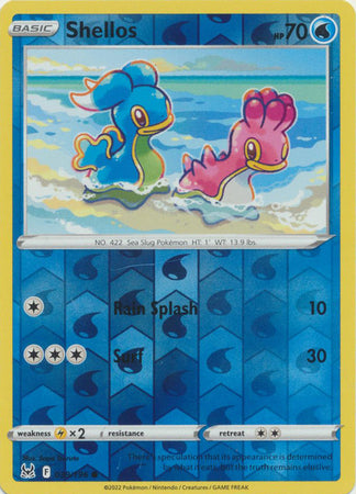 Karta Pokémon - Lost Origin - 039/196 - Shellos (Reverse Holo)
