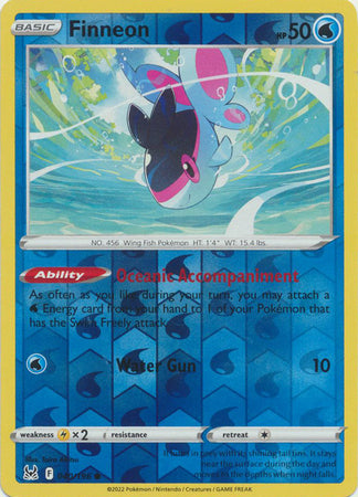 Karta Pokémon - Lost Origin - 040/196 - Finneon (Reverse Holo)
