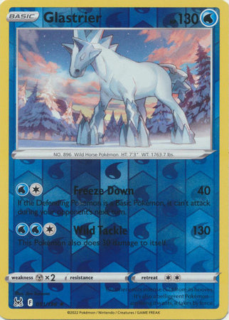 Karta Pokémon - Lost Origin - 051/196 - Glastrier (Reverse Holo)
