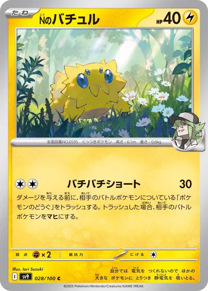 Battle Partners - 028/100 - N's Joltik