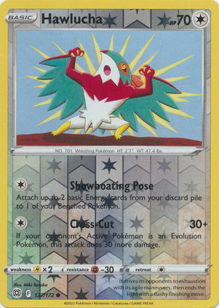 Karta Pokémon - Brilliant Stars - 127/172 - Hawlucha (Reverse Holo)