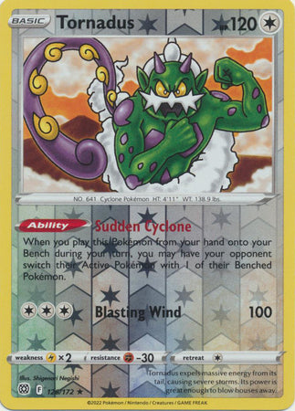 Karta Pokémon - Brilliant Stars - 126/172 - Tornadus (Reverse Holo)