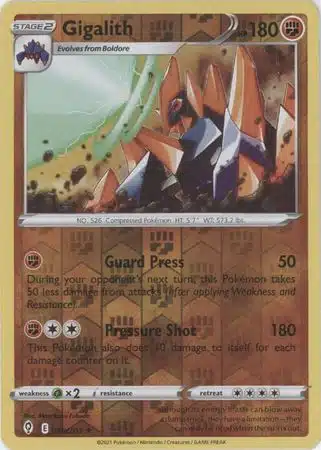 Karta Pokémon - Evolving Skies - 088/203 - Gigalith (Reverse Holo)