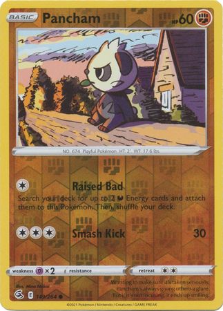 Karta Pokémon - Fusion Strike - 149/264 - Pancham (Reverse Holo)