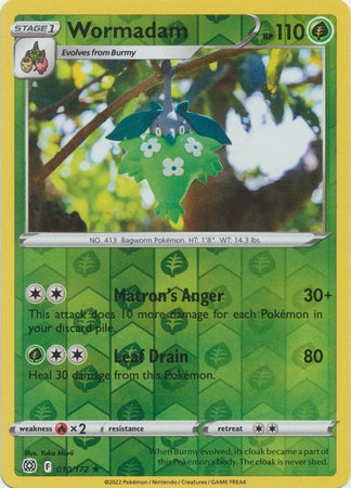 Karta Pokémon - Brilliant Stars - 010/172 - Wormadam (Reverse Holo)