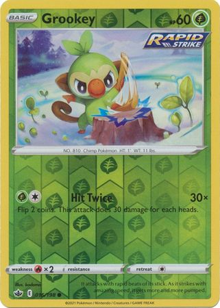 Chilling Reign - 016/198 - Grookey (Reverse Holo)