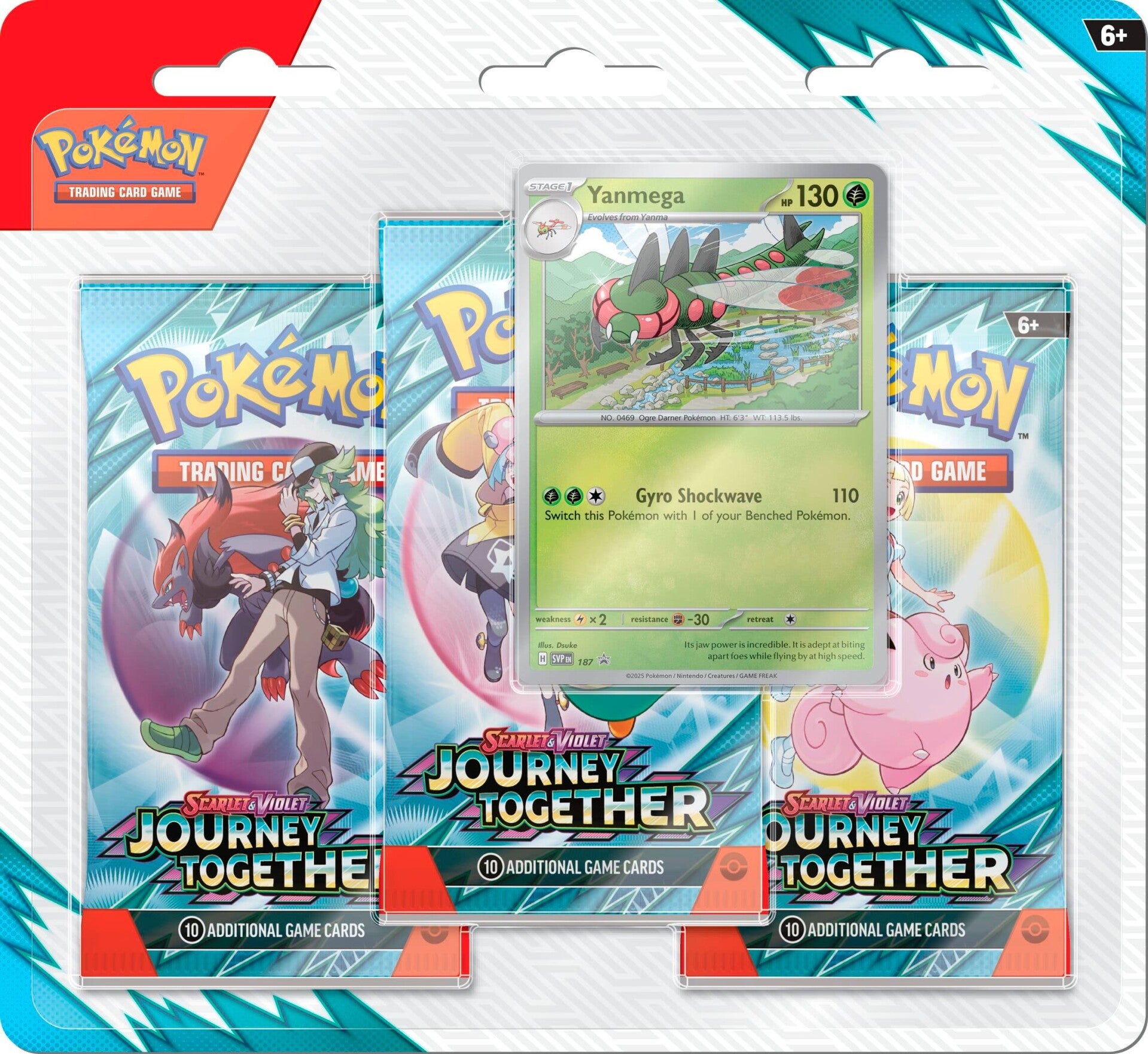 Pokemon: Journey Together – 3 -pack – Yanmega