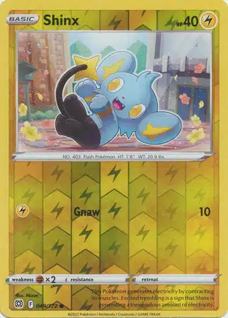 Karta Pokémon - Brilliant Stars - 049/172 - Shinx (Reverse Holo)