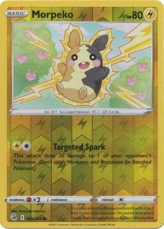 Karta Pokémon - Fusion Strike - 109/264 - Morpeko (Reverse Holo)