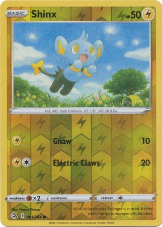 Karta Pokémon - Fusion Strike - 091/264 - Shinx (Reverse Holo)