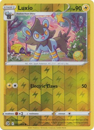 Karta Pokémon - Fusion Strike - 092/264 - Luxio (Reverse Holo)