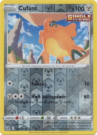 Karta Pokémon - Fusion Strike - 191/264 - Cufant (Reverse Holo)