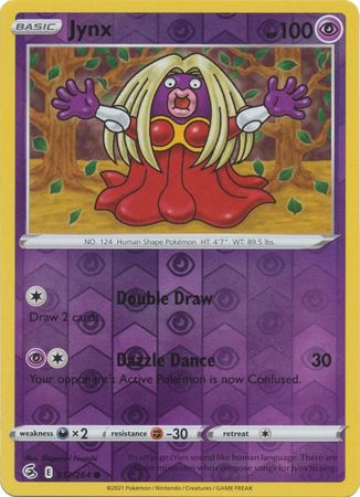 Karta Pokémon - Fusion Strike - 112/264 - Jynx (Reverse Holo)