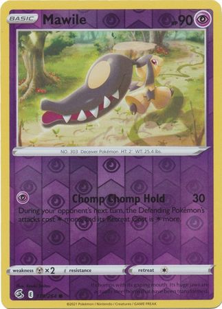Karta Pokémon - Fusion Strike - 119/264 - Mawile (Reverse Holo)