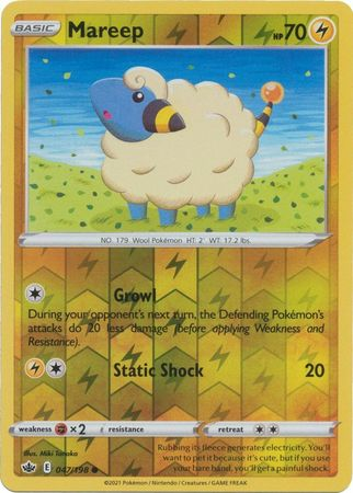 Chilling Reign - 047/198 - Mareep (Reverse Holo)