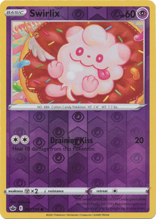 Chilling Reign - 067/198 - Swirlix (Reverse Holo)