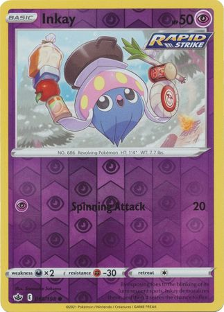 Chilling Reign - 069/198 - Inkay (Reverse Holo)
