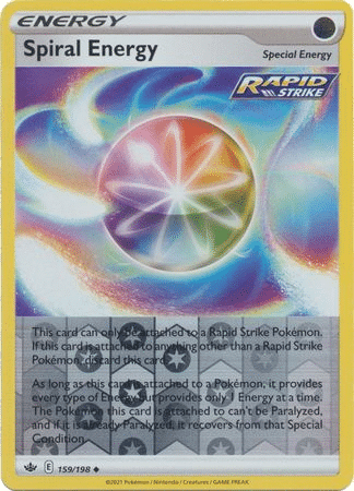 Chilling Reign - 159/198 - Spiral Energy (Reverse Holo)