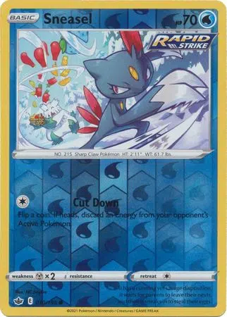 Chilling Reign - 030/198 - Sneasel (Reverse Holo)