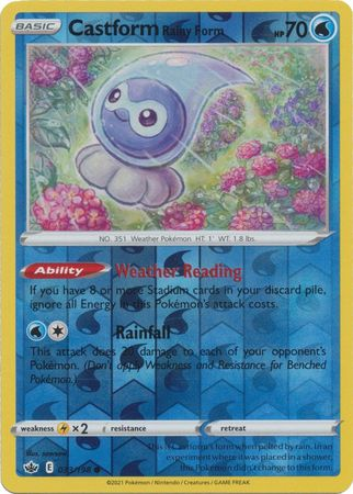 Chilling Reign - 033/198 - Castform Rainy Form (Reverse Holo)