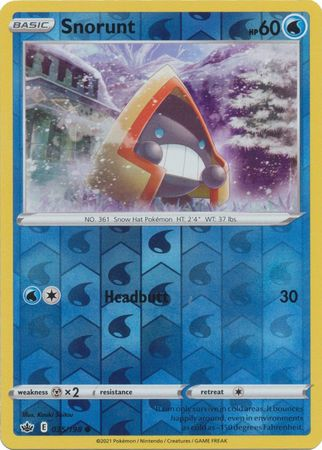 Chilling Reign - 035/198 - Snorunt (Reverse Holo)
