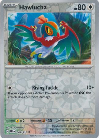 Prismatic Evolutions - 089/131 - Hawlucha (Reverse Holo)