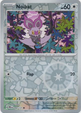 Prismatic Evolutions - 090/131 - Noibat (Reverse Holo)