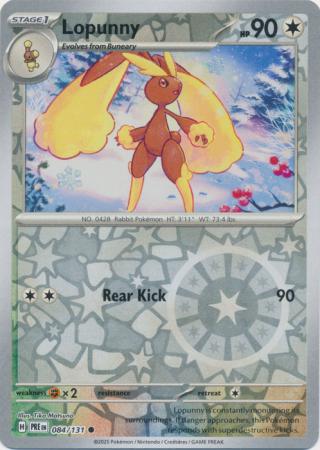 Prismatic Evolutions - 084/131 - Lopunny (Reverse Holo)