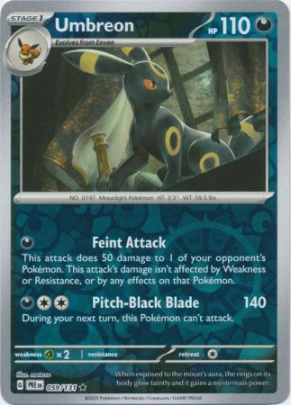 Prismatic Evolutions - 059/131 - Umbreon (Reverse Holo)