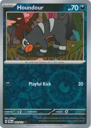 Prismatic Evolutions - 062/131 - Houndour (Reverse Holo)