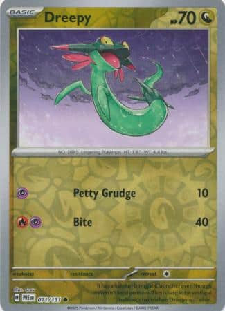 Prismatic Evolutions - 071/131 - Dreepy (Reverse Holo)