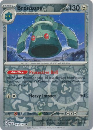 Prismatic Evolutions - 067/131 - Bronzong (Reverse Holo)