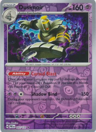 Prismatic Evolutions - 037/131 - Dusknoir (Reverse Holo)